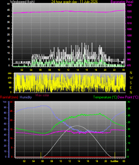24 Hour Graph for Day 11