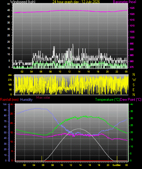 24 Hour Graph for Day 12