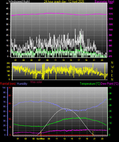 24 Hour Graph for Day 12