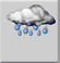 Light drizzle, Neerslag, Mist, Zwaar bewolkt